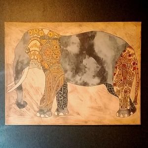 African Elephant Wall Hanging